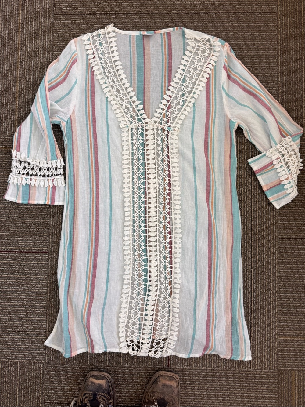 Beach Cover Up Tunic | Fits Like Small/Medium